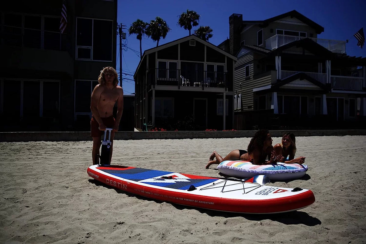 Third for and Inflatable SUP with Kit Complete Destin Lakes 10'6" Paddle Core Beaches Board
