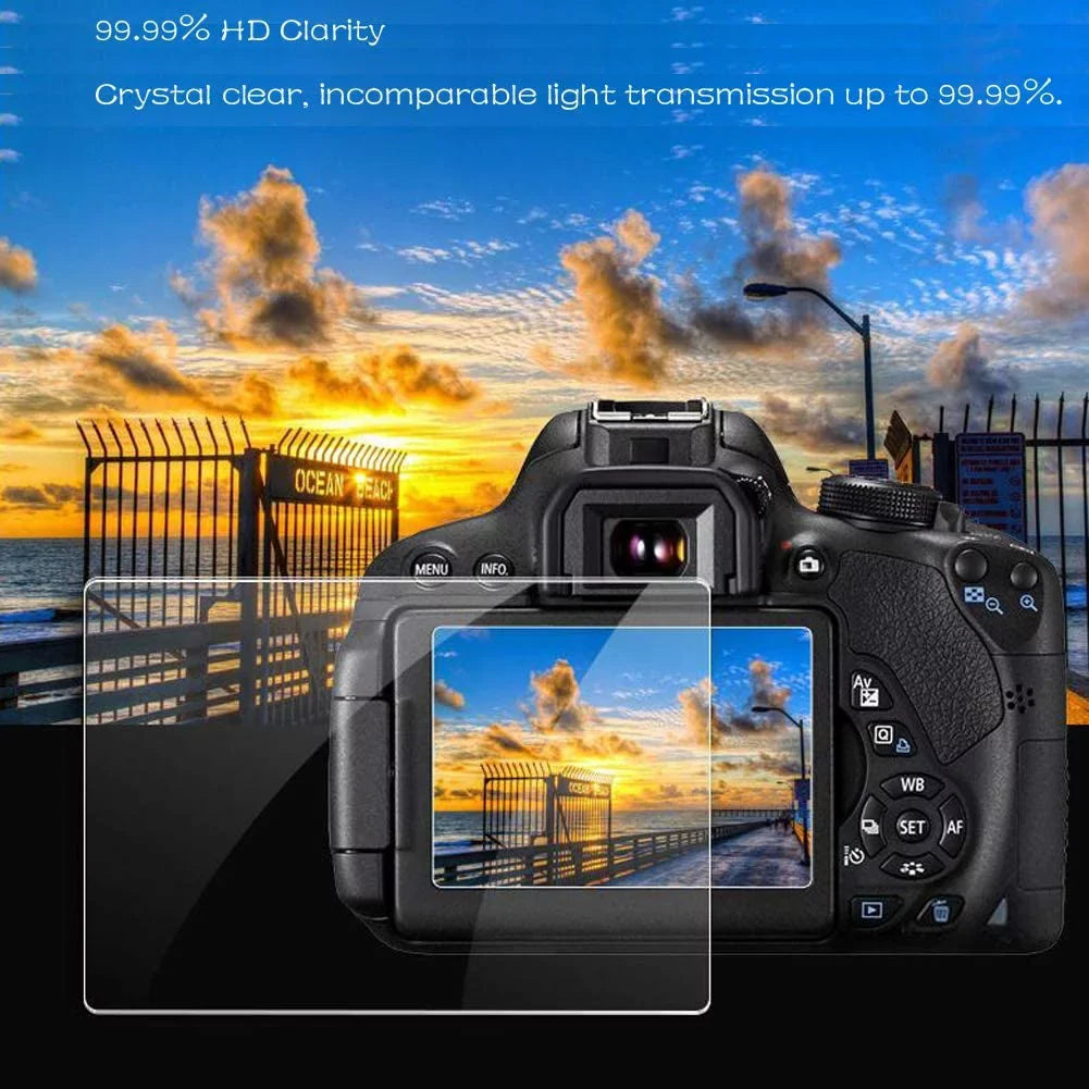 for a7C Alpha (3 Protection Compatible a7C Glass Screen Film iv Protectors LCD Alpha Packs), rx10 Cover Tempered