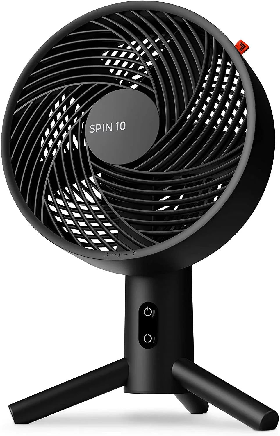 10 Fan, Image Sharper SPIN Oscillating 15.5", Black Desktop