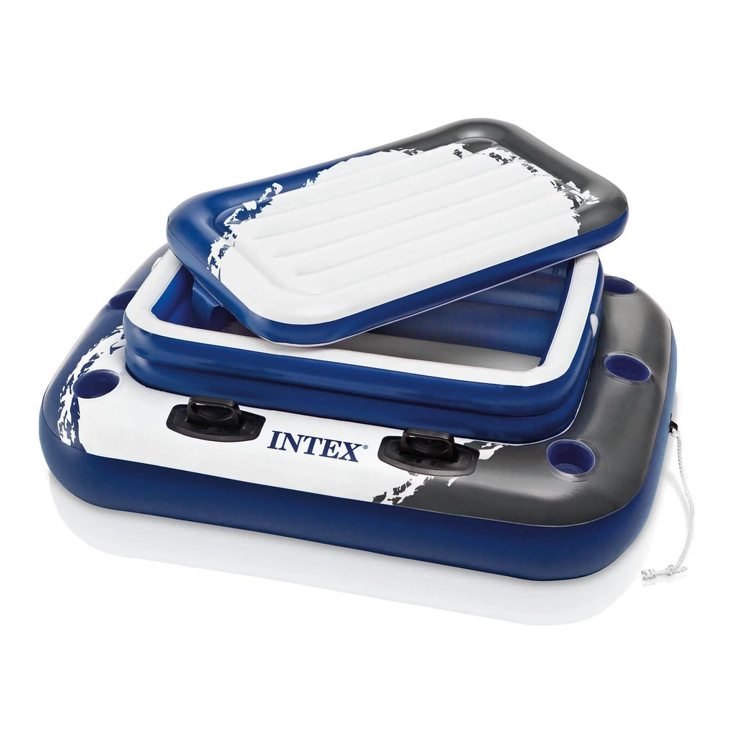 Floating (6 Pack) Connect Tube Inflatable liquid Run River Cooler Intex Lounge &