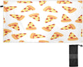 '- Pizza Lightweight Towels Compact Towel Towel Bestwell Oversized （573） Absorbent for Beach Holiday Camping Slices - Dry Super Quick Swimming Travel