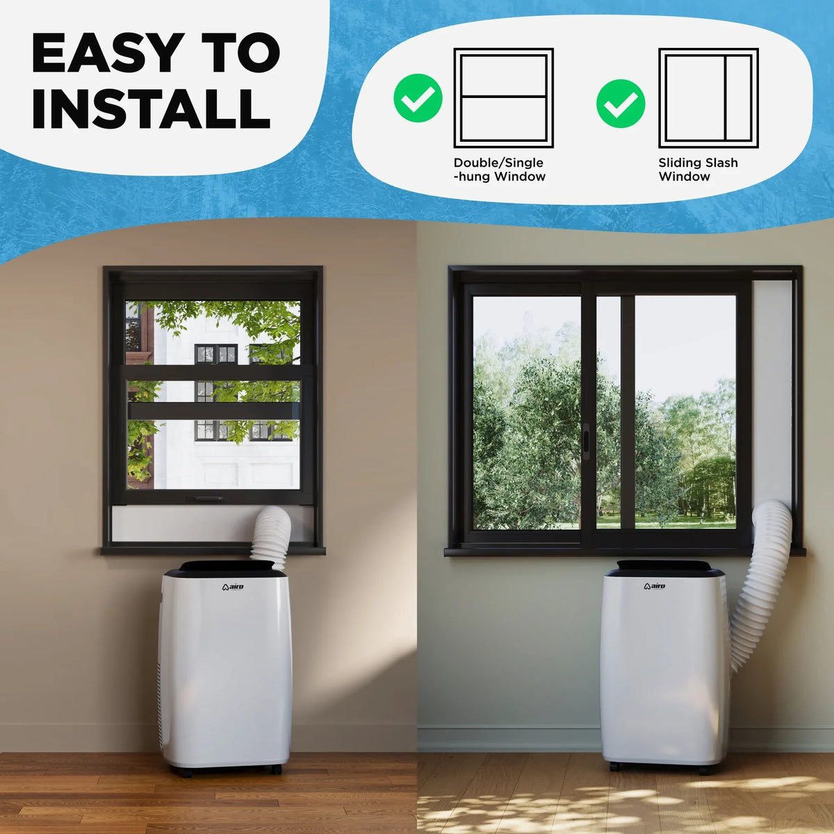 (12000 Unit Window ASHRAE), DIY with BTU Comfort AC BTU Air Conditioner Kit 8000 Portable Airo Standing