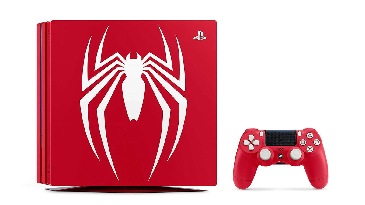 Spider-Man Pro (Refurbished) Console 4 [Discontinued] Bundle Edition Marvels PlayStation - () 1TB Restored Limited