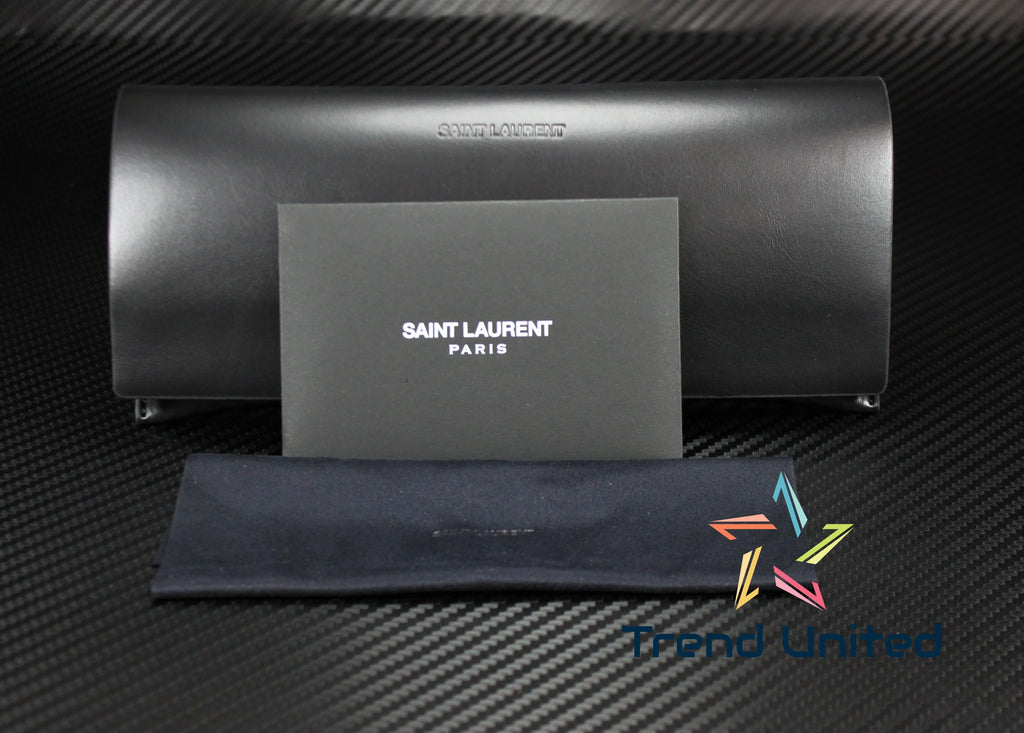 Rectangular LAURENT 001 mm 481 SL 55 Eyeglasses SAINT Men's Black Squared