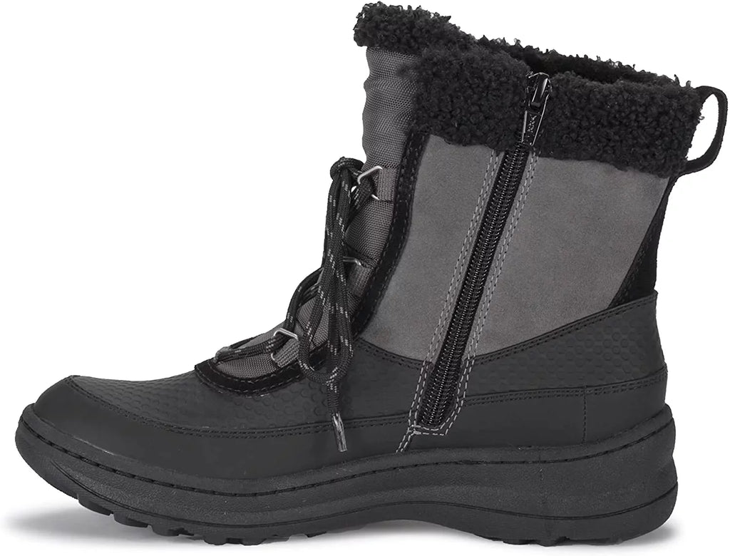ALTA Grey/Black Dark Womens 10 Boots Suede BareTraps