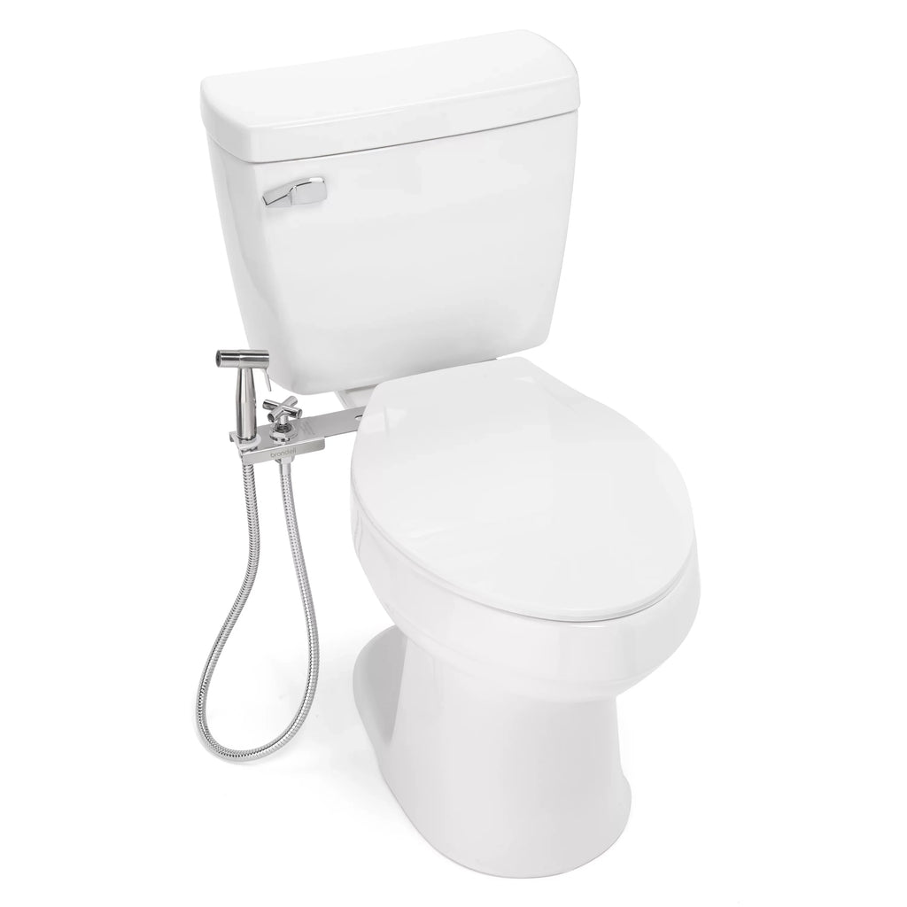 Luxury Steel and Shut with Sprayer off, CleanSpa Holster Stainless Brondell Bidet Integrated Hand-Held