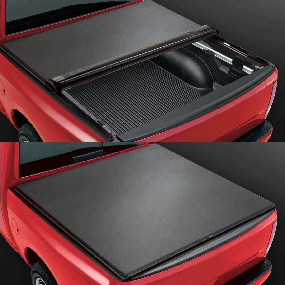 Vinyl 5 Tonneau Chevy 2015 for Roll-Up Short Cover TTC-RU-043 to Ft Motoring Canyon Colorado/GMC DNA 2019 16-18 Soft Bed