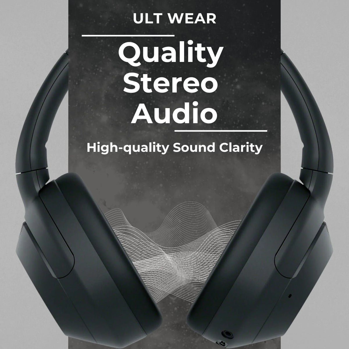 Metal Hub, Items) 3.0 Bundle 4-Port Headphone WHULT900N-B (Black) with Gear Alloy (3 Headphones Gear Cancelling Noise USB Stand ULT