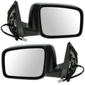 Door Power PAIR SET Mirror For Rear View Heated Camera w/o-Side 08-15 View Rogue