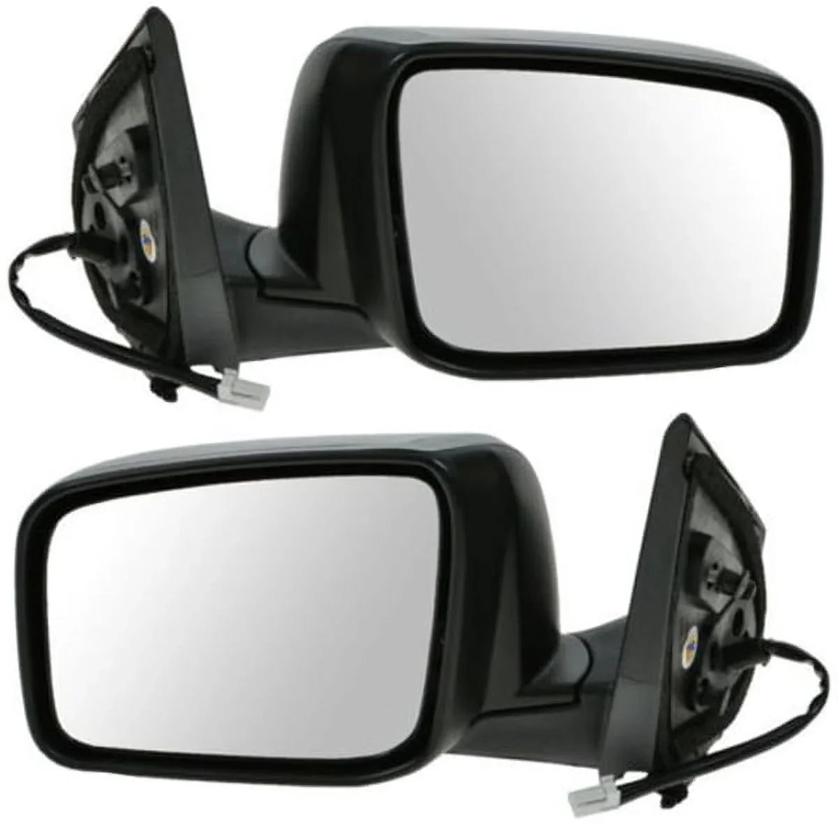 Door Power PAIR SET Mirror For Rear View Heated Camera w/o-Side 08-15 View Rogue