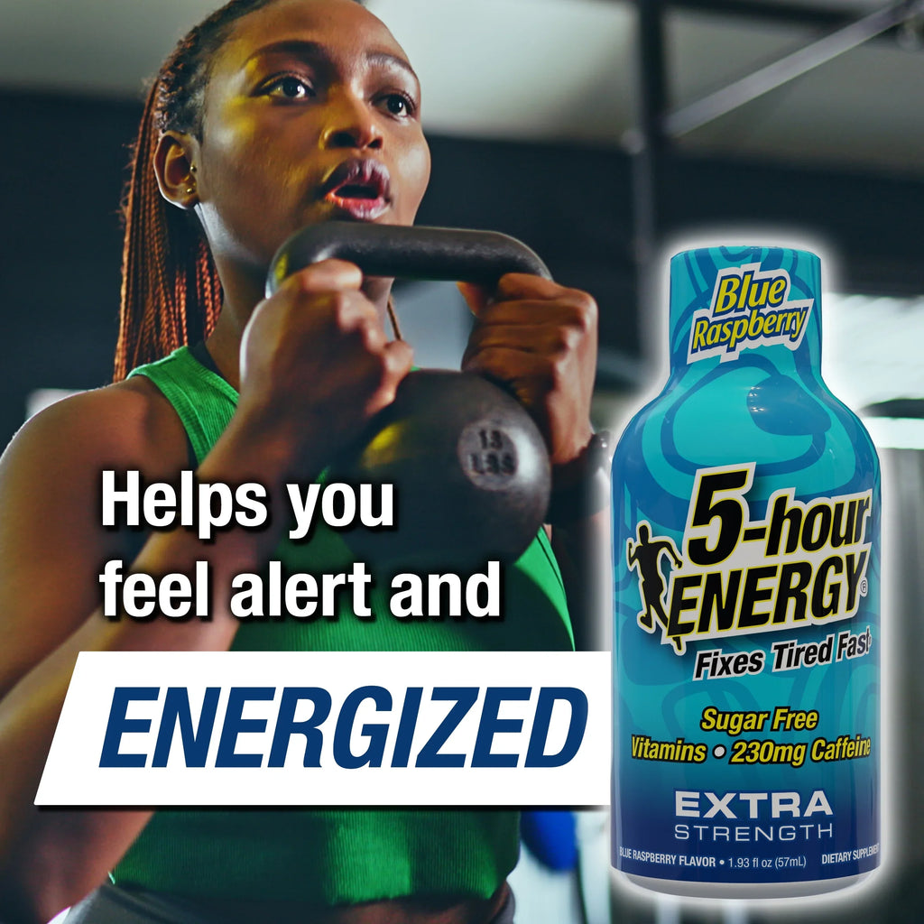 ENERGY Shot, Strength, 12 Extra Blue Count Raspberry, 5-hour