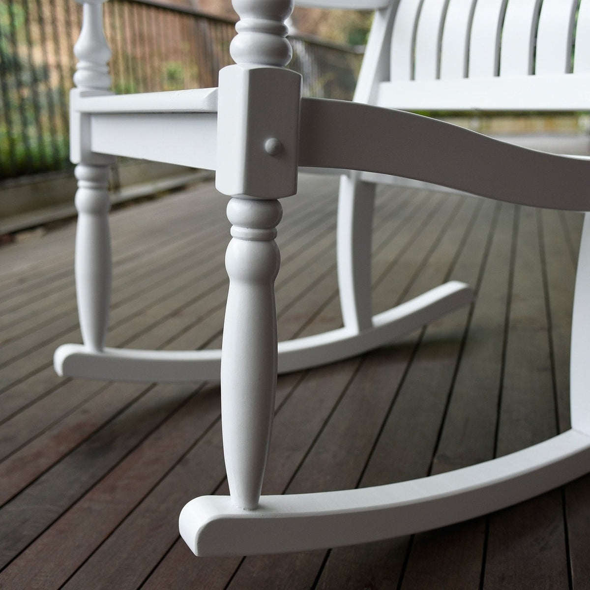 rocker cambridge mahogany lyon white casual porch