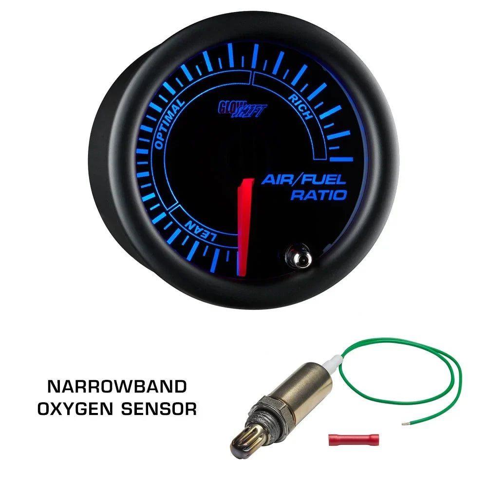 Package Gauge Tinted 2002-2007 GlowShift GS5 Dashboard WRX Set with Impreza Gauge Color Fiberglass Triple 7 Subaru