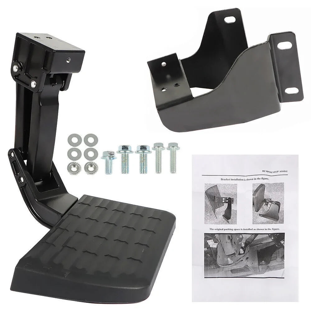 Side Rear 2015-2019 Left For F-150 Bed Side Truck Paddsun Aluminium Steps 75312-01A