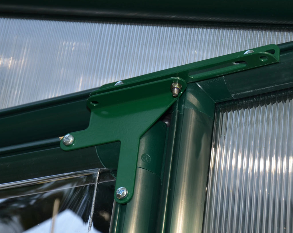 Gardener Grand 8' Palram Clear Green - Vents Greenhouse 2 Walk-In 12' - x Canopia - with Roof