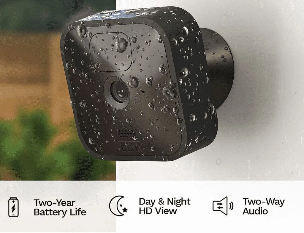 Drive Blink_Outdoor Security with System, 32GB Blink_2_Camera and | VIECAM Camera Bundle Includes Kit Local Storage 2 Cloth USB Cleaning