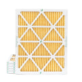 Pleated x 7/8 dimension: Filters 13-1/2 of MERV Actual 14x20x1 x Glasfloss. Air by 6 11 19-1/2 Pack