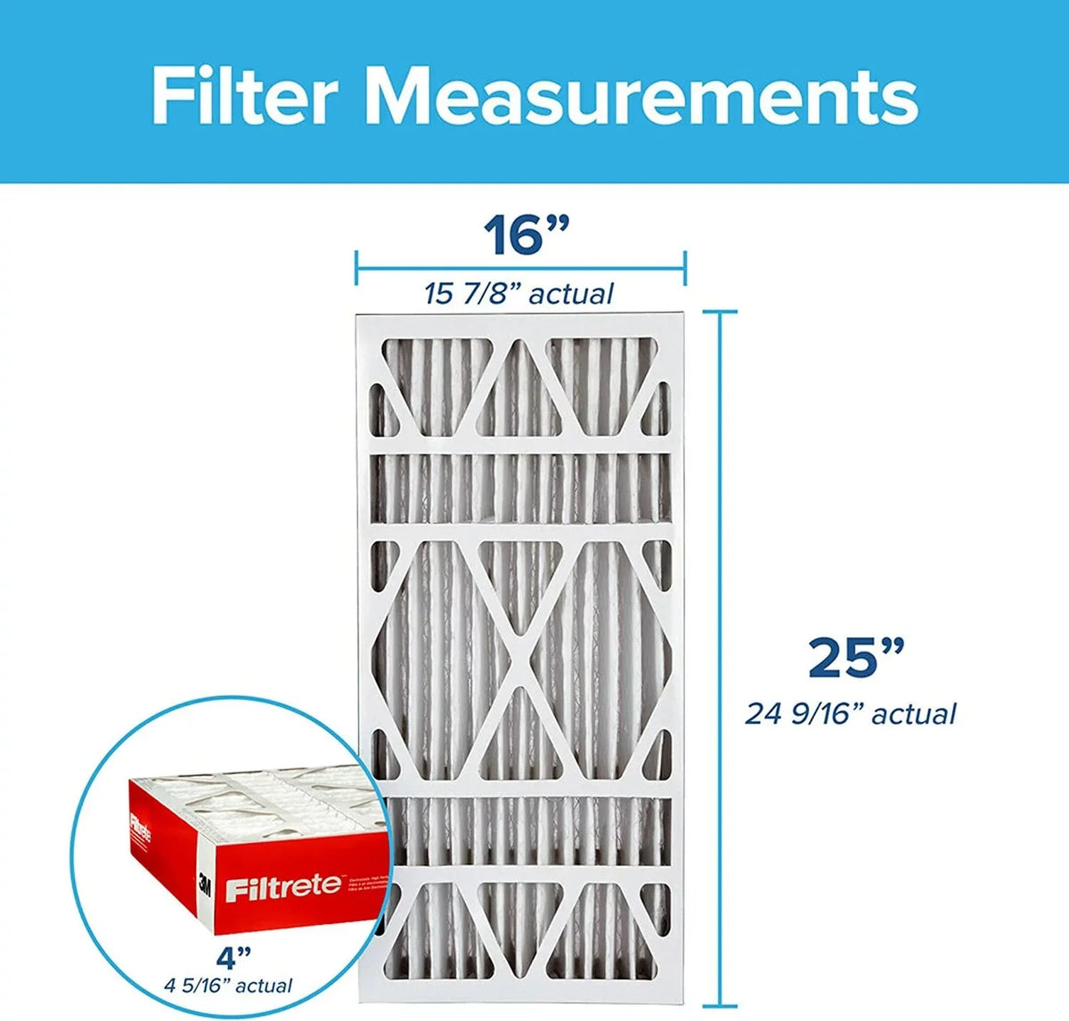 Filtrete x Pleat, 15.88 24.56 Defense MPR DP, 4.31 dimensions Allergen Furnace x Filter, 1000 actual AC 16x25x4, Deep Micro 2-Pack Air
