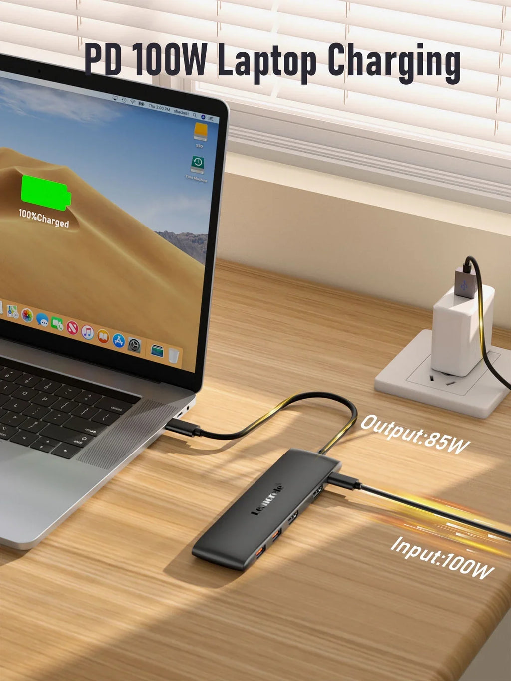 USB 3.1 Hub Gen Ports Outputs 2 USB Adapter 4K 2 C Lemorele with USB HDMI 3.0 10-in-1 USB C 4
