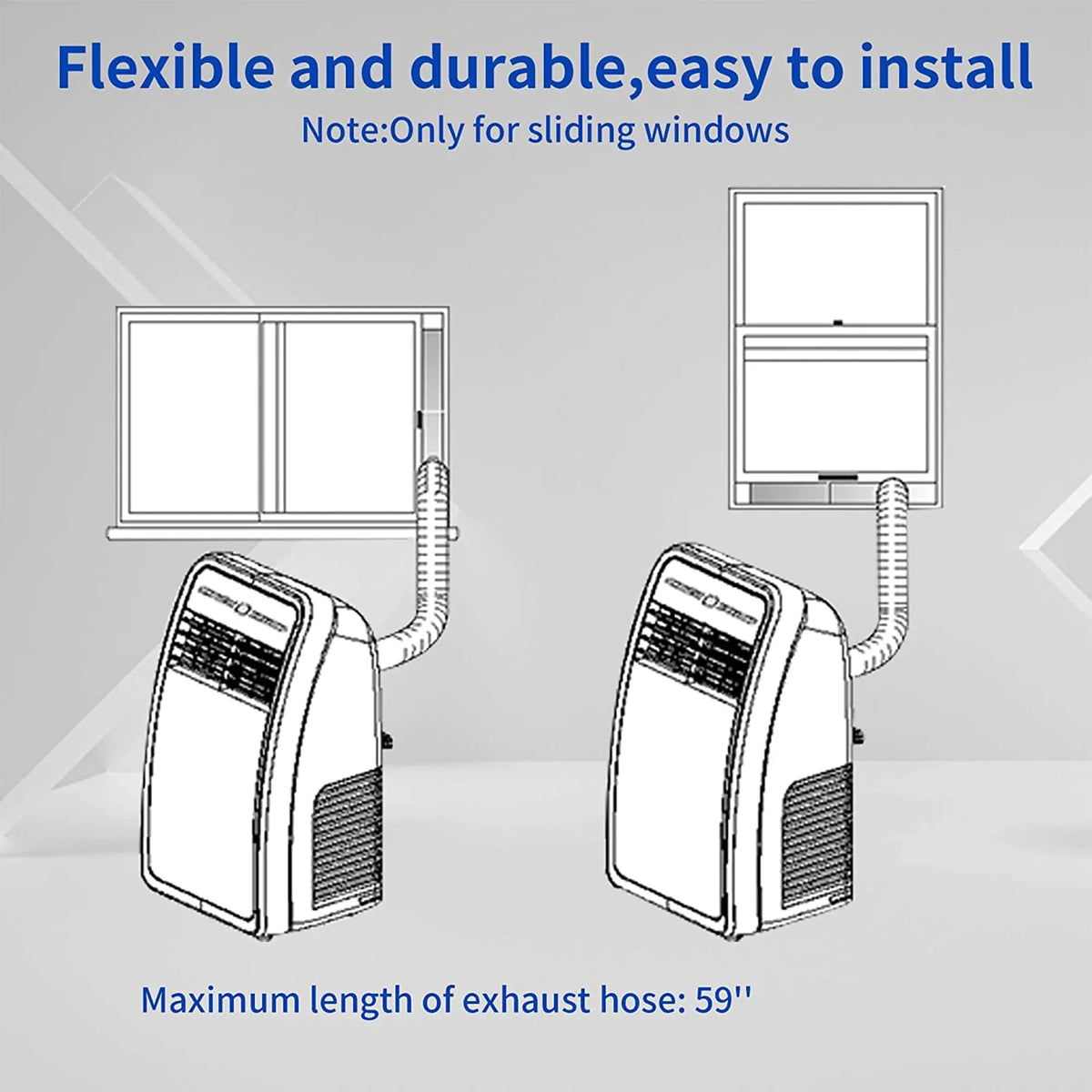 AC Unit, Rooms Fan Shinco for SqFt 200 Dehumidifier, 8,000 BTU and Portable
