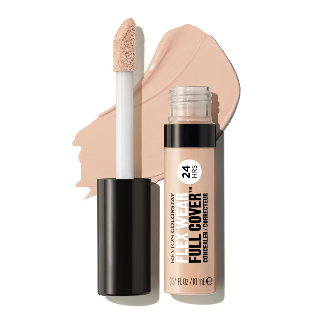 Infused Fair, Concealer, Longwear, Vitamin Full Flexible Oz. Fl Acid Hyaluronic Wear, Non-Creasing With & Revlon Cover E, Flex 0.34 Colorstay 005