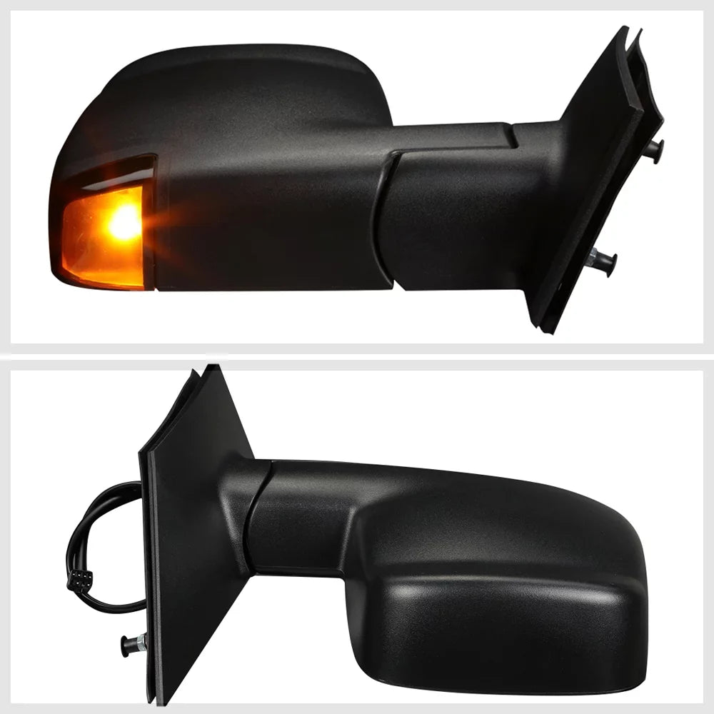 Turn Heated+Power Driver Mirror For 14 10 Operated Savana Left with View 09 Door 13 Espejos 15 Door 2008-2018 Signal Side 16 17 Chevy 12 11 Express/GMC Rear
