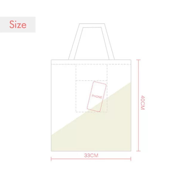 Canvas Greening Expression Environmental Tote Shoulder Sack Headwaters Bag