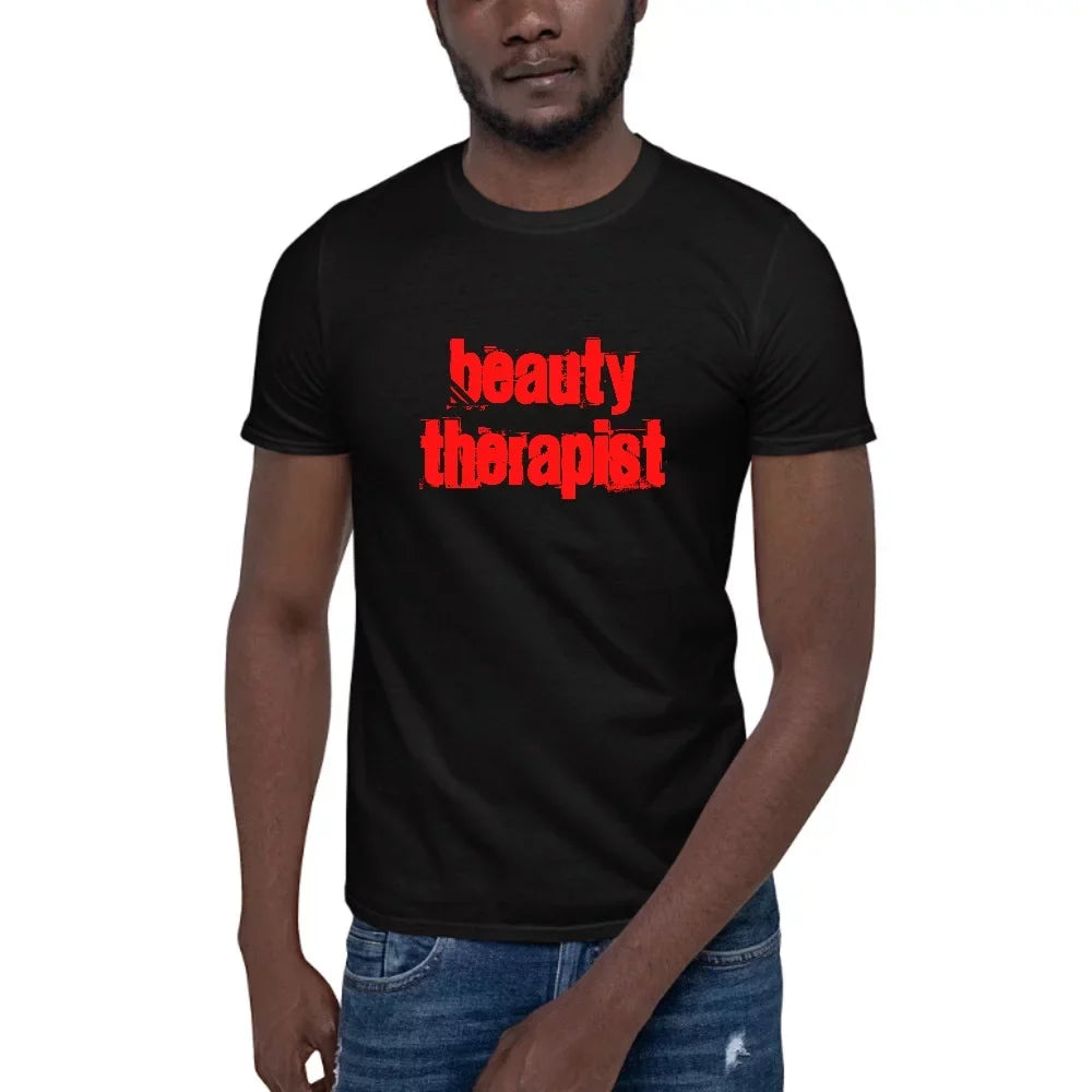 Therapist Gifts Short Undefined Cotton By 3XL Cali Sleeve T-Shirt design Beauty