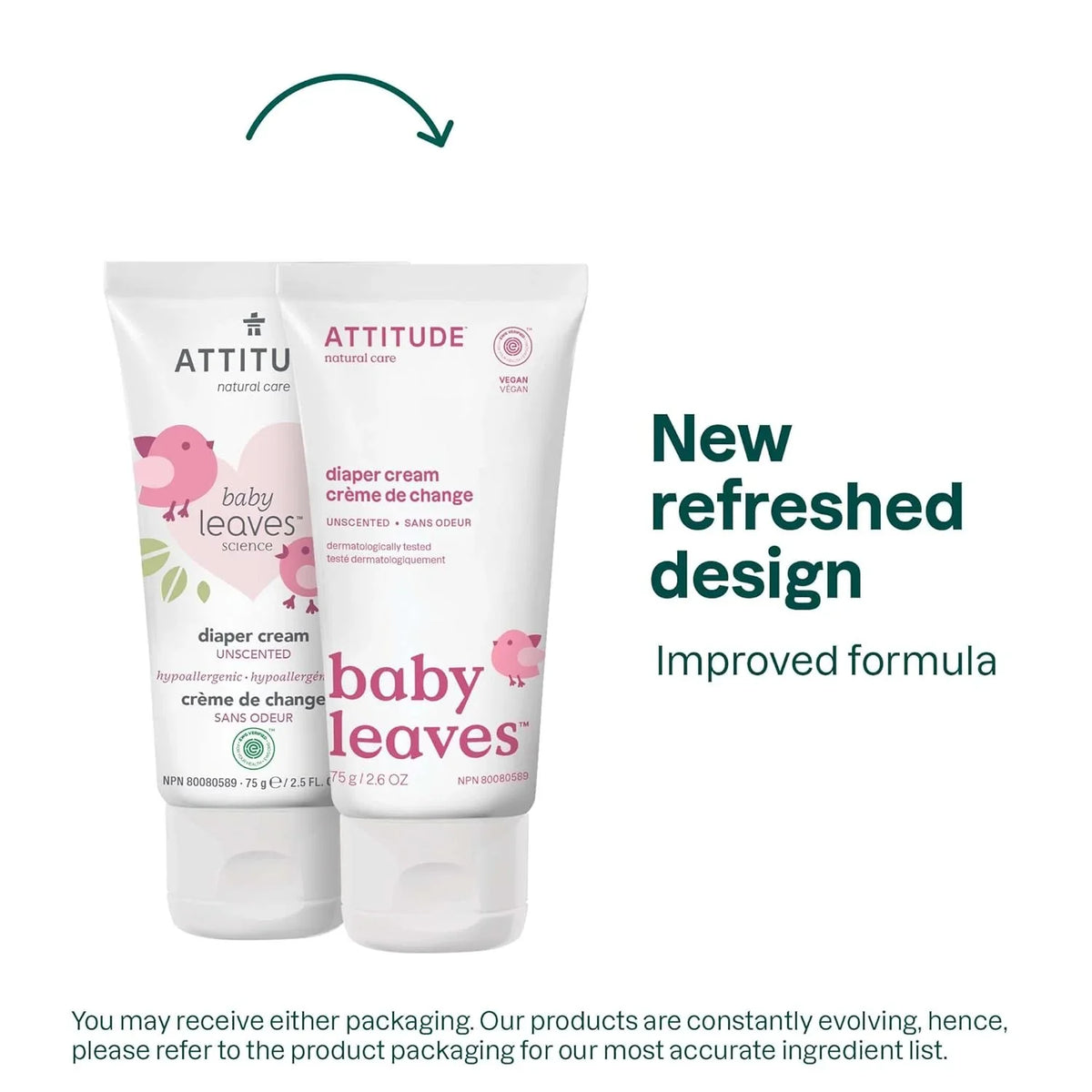 and (2,6 Cream Diaper Tested Prevents Fragrance-Free , Natural Rash Dermatologist ATTITUDE Diaper Hypoallergenic, Baby Blocks Irritation VERIFIED, EWG Zinc leaves Moisture, , Fluid , Ounce) Cream