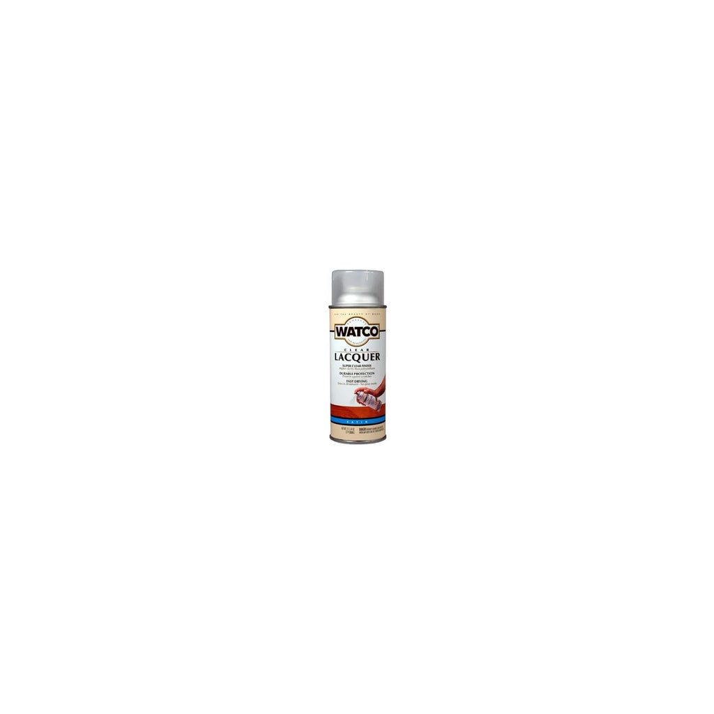'- Finish Spray Wood Lacquer Alkyd Total Satin Oil-Based 11.25 oz. Qty: Watco Clear 6