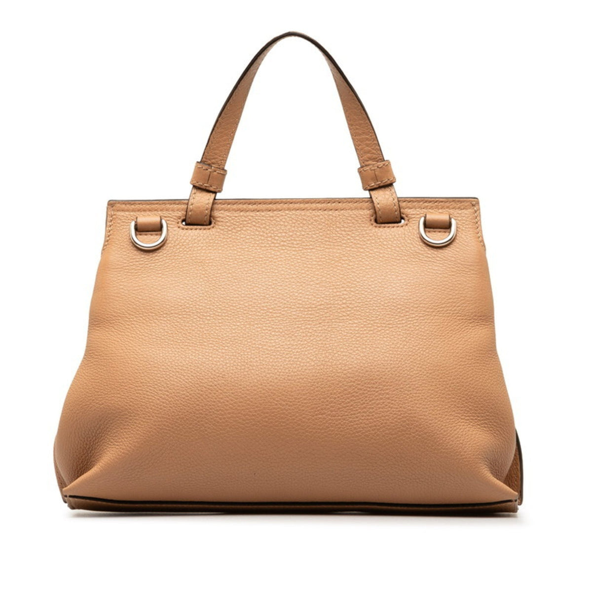 Leather Women's Bag Pink Bamboo Pre-Owned (Good) 370831 Shoulder Handbag Daily
