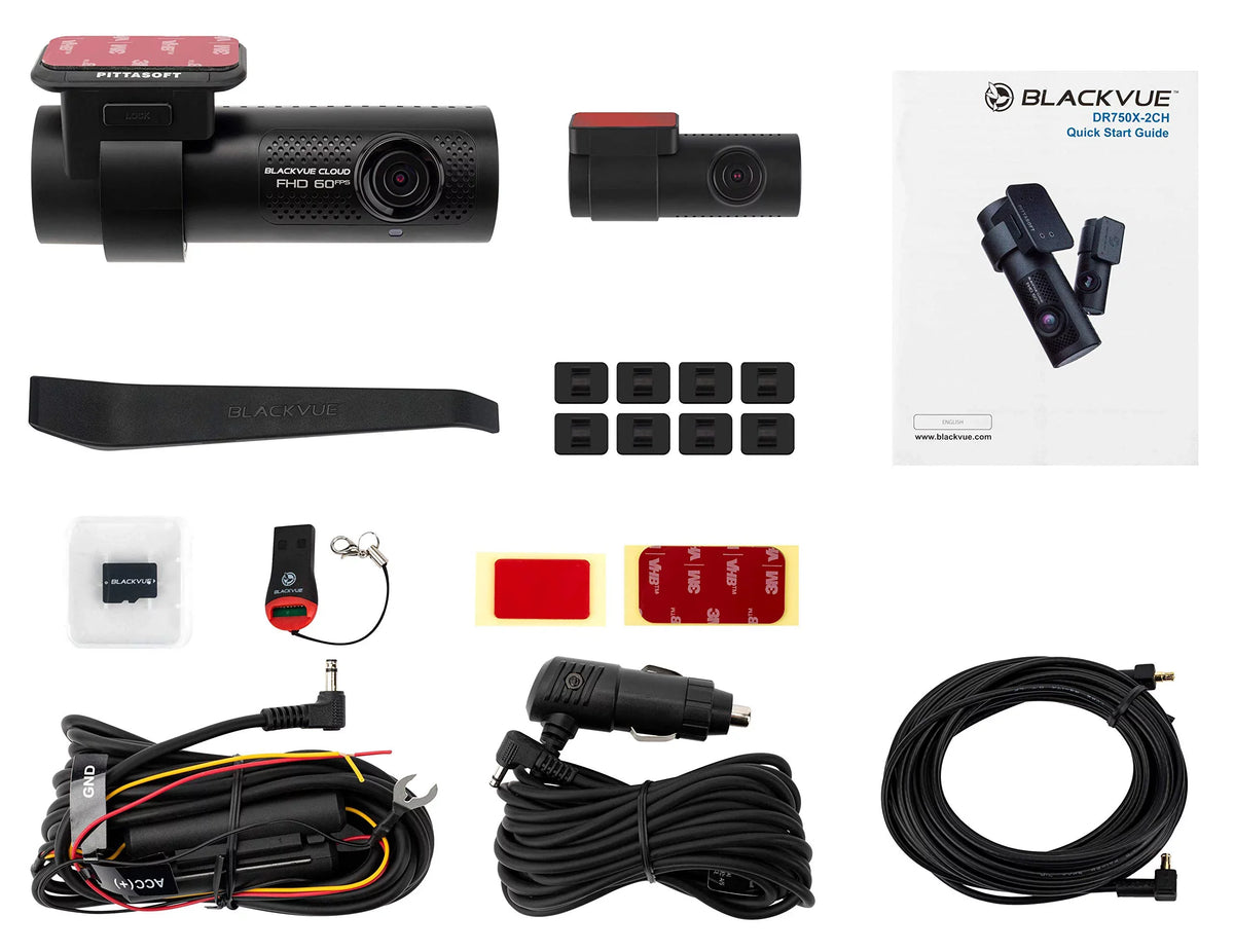Wi-Fi, 64GB STARVIS Image Mode GPS, Dashcam Parking Back-Illuminated HD Built-in | LTE Dual Cloud DR750X-2CH Plus Optional Monitor via Sensor Voltage | | Full Module LTE BlackVue |