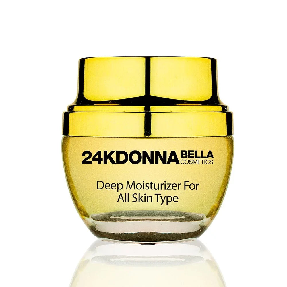 Wrinkles For Gold All Elasticity While Moisturizer 24K Deep Donna Reducing Of Type Bella The Deep Skin Promotes Appearance Cosmetics