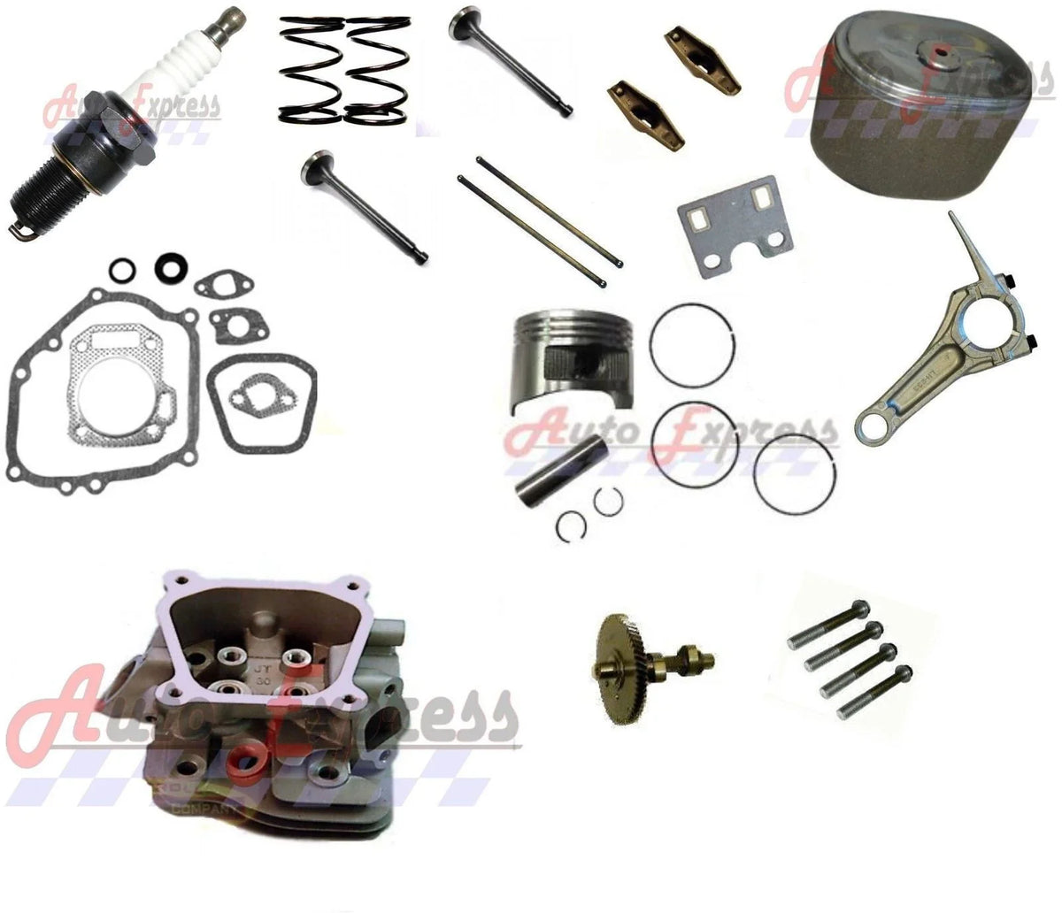 Air 6.5HP Cylinder Rod Honda Arms Rocker GX200 Connecting Fits Filter Head Piston Kit