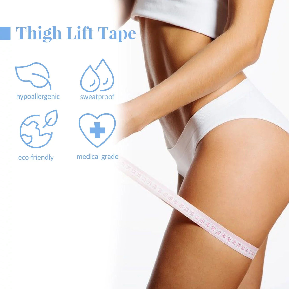 Thigh Sculpting Collagen Patch Eelhoe Thigh Lazy Tape, Lift Essence Tightening Patch,