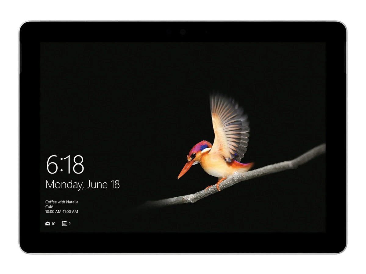 GO SURFACE SSD (Fair) 4GB Pre-Owned MICROSOFT JTN-00003-PLATINUM-ENGRAVED PENTIUM 4415Y 10" 128GB