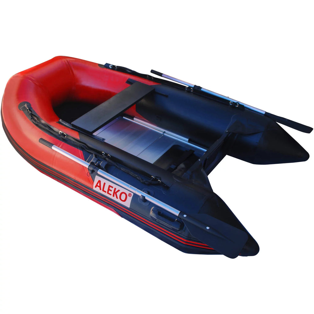 Black Boat Red Person feet Aluminum Floor ALEKO and 3 8.4 Inflatable with - BT250RBK