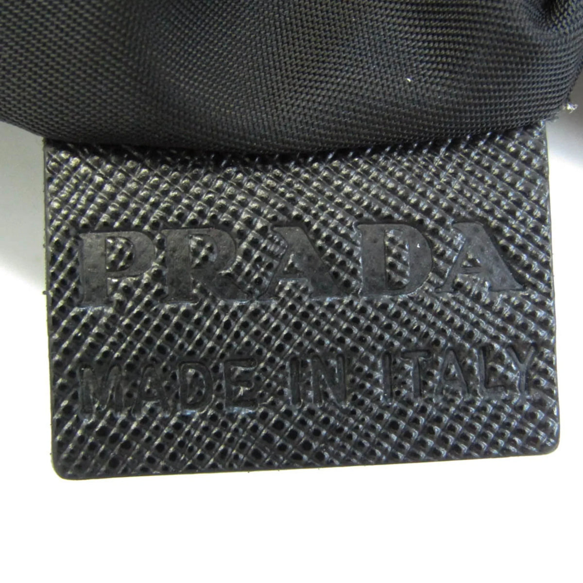 Prada Women,Men Leather,Nylon Pre-Owned (Good) Shoulder Bag Black