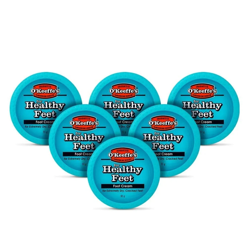 Pack OKeeffes 6 Healthy Feet 91g Jar