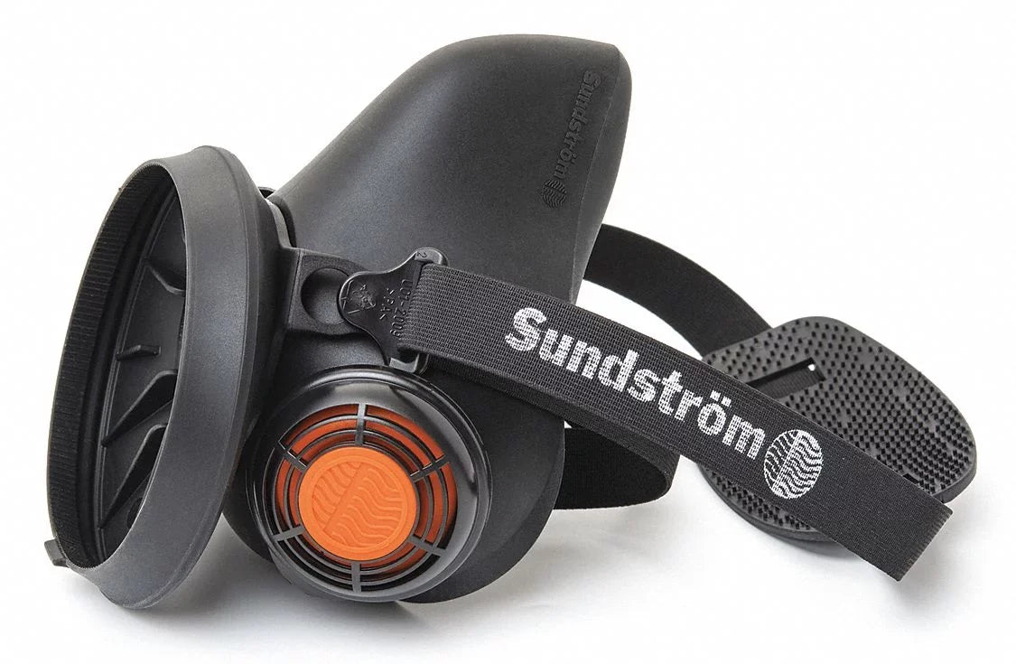 H01-2821 Respirator,Silicone,Black Safety Mask Half Sundstrom