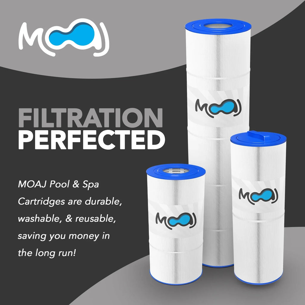 6540-488, End SQ PSD125-2000, Magnum Sundance 8 x | XLS-831 FT 19" SU125, | Reusable Washable Double Replaces 2-PACK Filbur 125 FC-2780, Spas | Pool Advanced MOAJ 1/2" 120, C-8326, Filter & Unicel