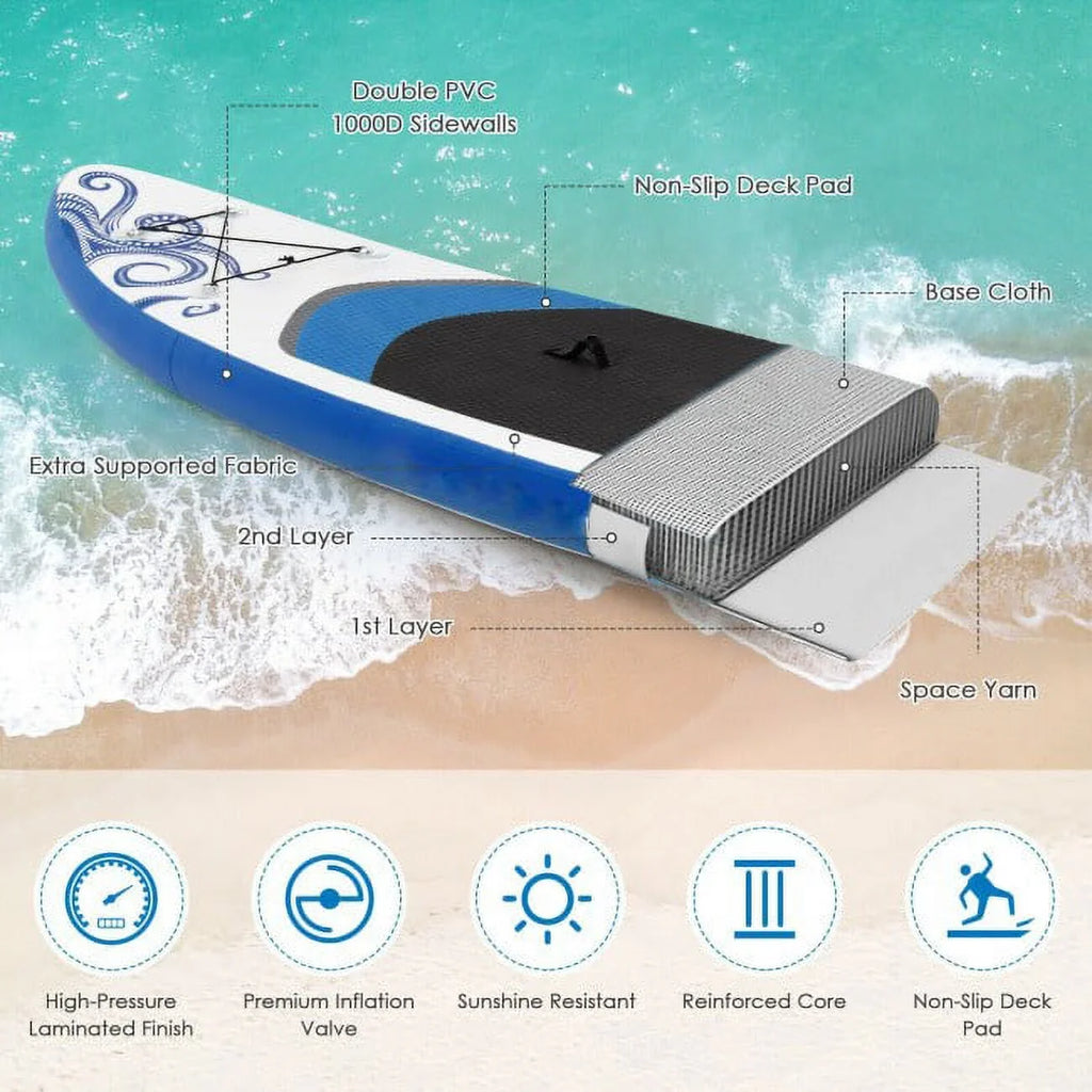 Sports Adjustable liquid 11-Feet Enjoy Paddle Surfing Board Inflatable Wonderful
