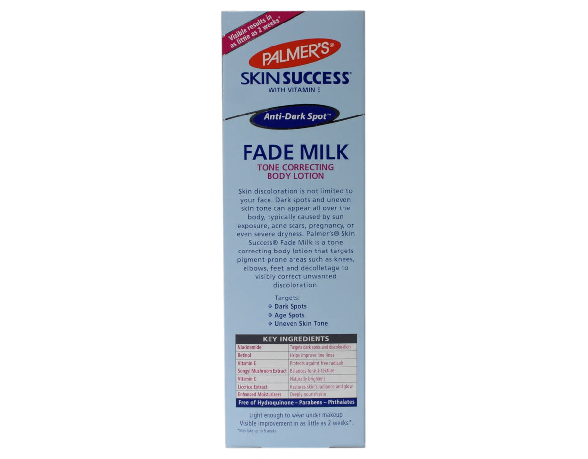 Spot Milk Pack oz Palmer's of Body Fade Success Skin Anti-Dark 4 8.5 Lotion fl