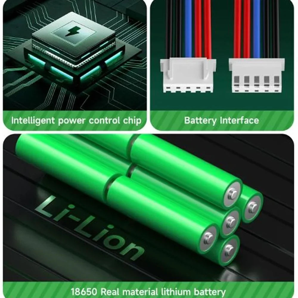 For Vacuum Mopping Li-ion T9 X1 Sweeping 950 Robot 6200mAh T8 Rechargeable DX9G Battery DLX11-54-14.8V Deebot Battery DX96 DX93 Cleaner Replacement Ecovacs Ozmo T5