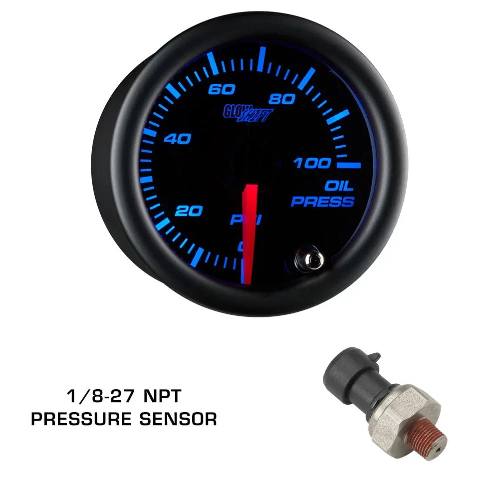 Package Gauge Tinted 2002-2007 GlowShift GS5 Dashboard WRX Set with Impreza Gauge Color Fiberglass Triple 7 Subaru