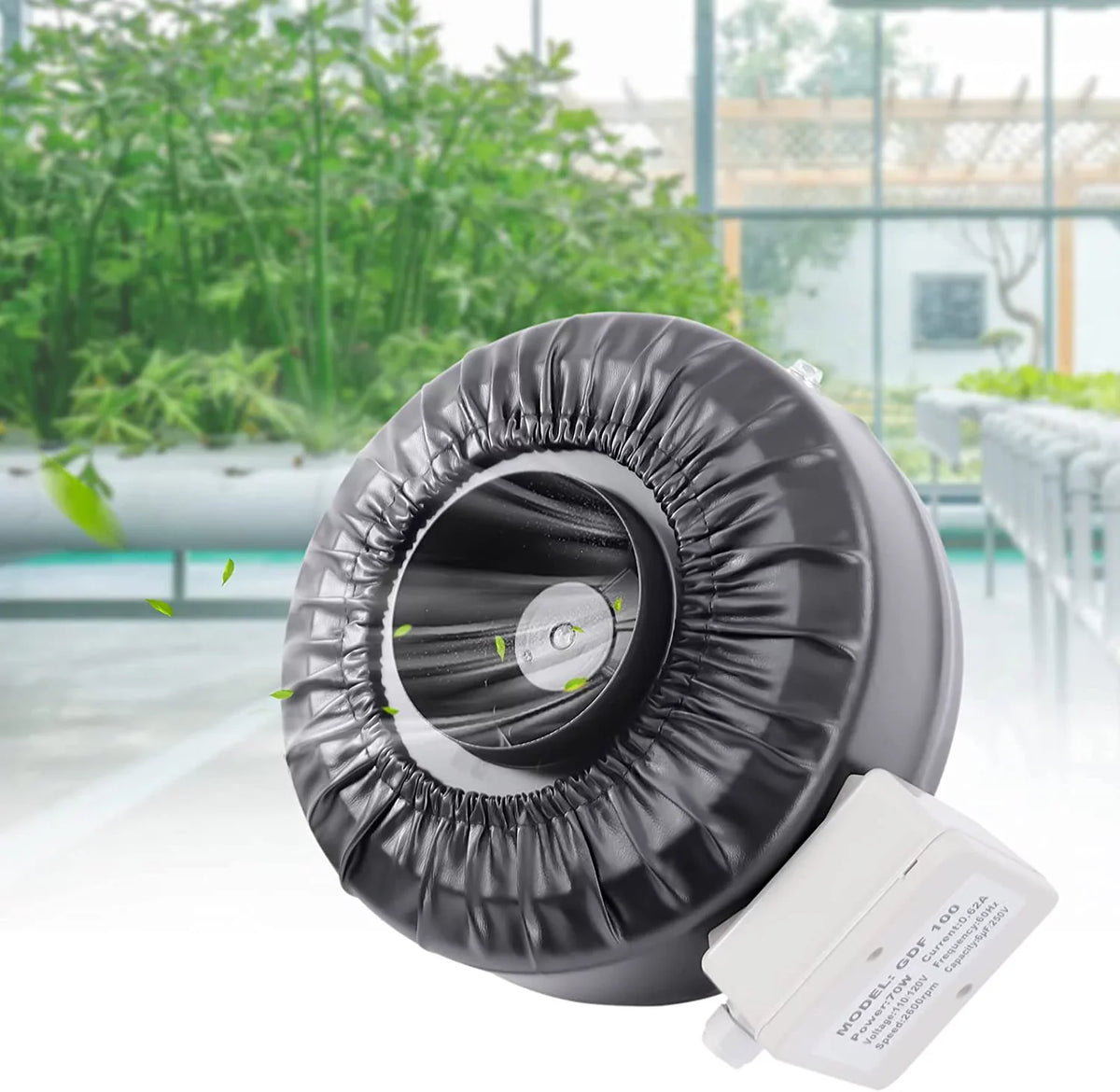 Inch Powerful FETCOI Speed Filter Grow Fan Grade Fanwith Booster & Fan with Industrial Controller Combinable Exhaust Tent Fan Carbon Duct 8 HEPA Filter Inline