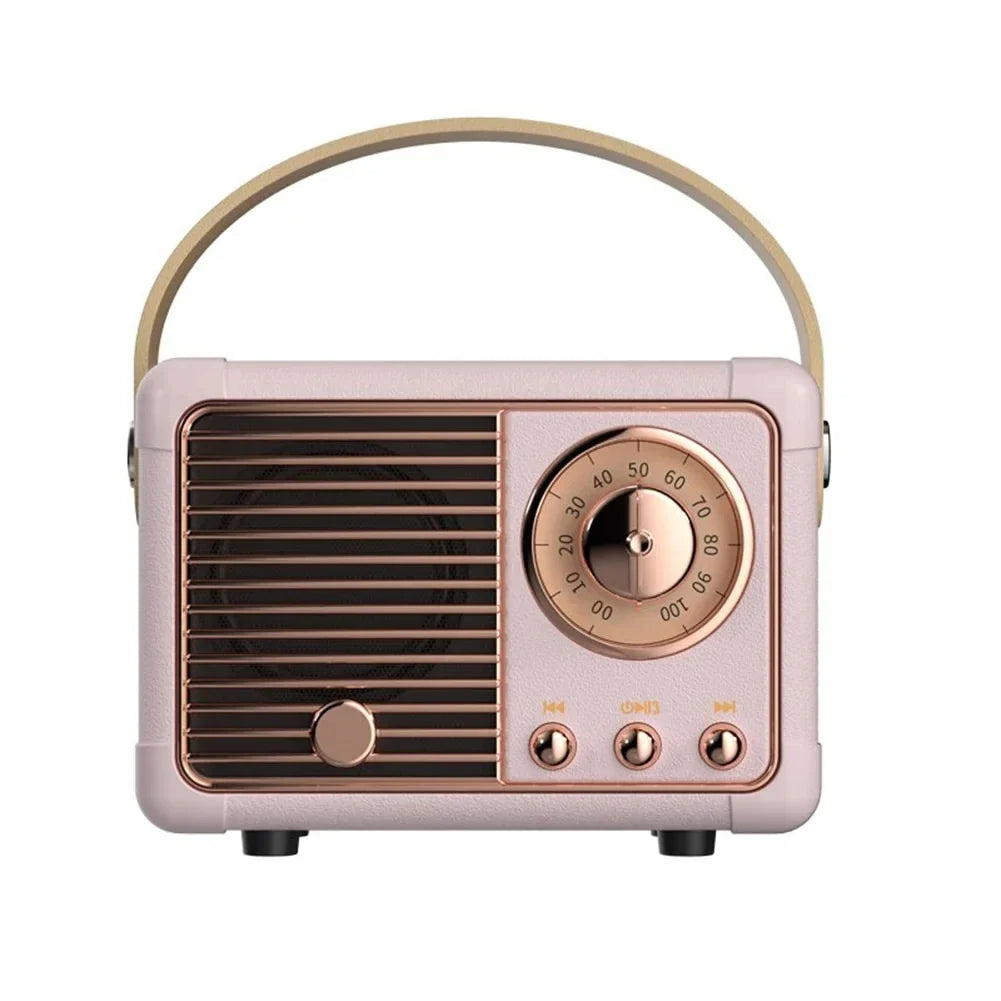 Cute Subwoofer Mini Card Music Retro Portable Radio Creative High Smart exterior grade Wireless Box Speaker