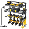 COFIT Workshop Rack Tool Organizer, Wall Tool Power Organizer, Adjustable Height Garage Organization Power Station, and 3 Tool Layers Iron Holder Charging for Drill with Mount Storage Tool