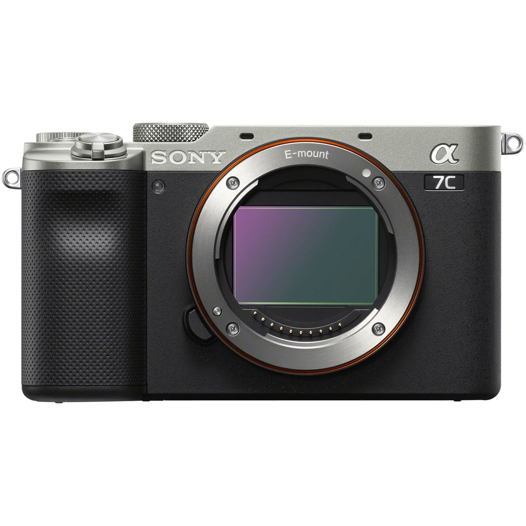 Lens Bundle with + Frame Body + + F4-5.6 with Extra Deco 28-60mm Filters Alpha + Macro Camera ILCE7CL/S Flash Lenses Kit & Full + Battery a7C Telephoto Accessories Mirrorless Gear Case 7C Silver