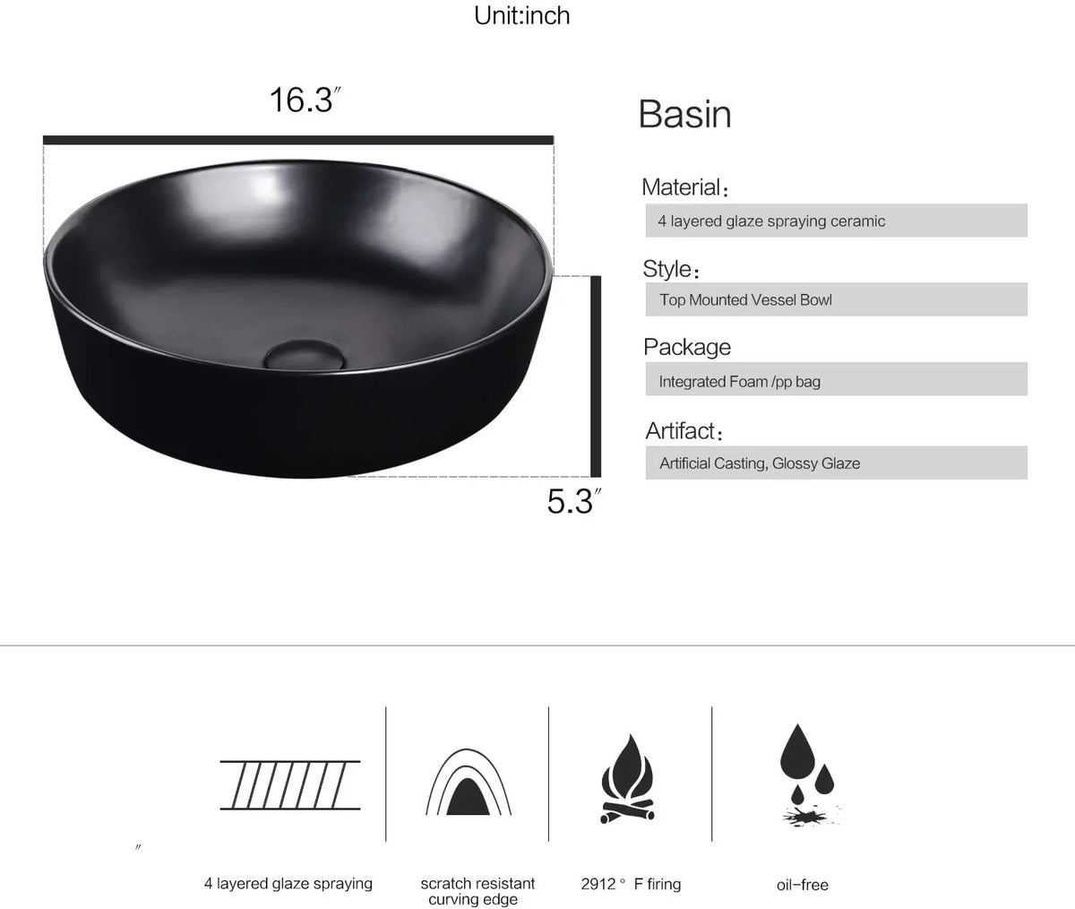 PULUOMIS Ceramic and Vessel Chrome Set with Drain Pop-up Faucet liquid Sink Artistic Cabinet Lavatory Porcelain Pipe Basin Washing Sink Bowl Countertop